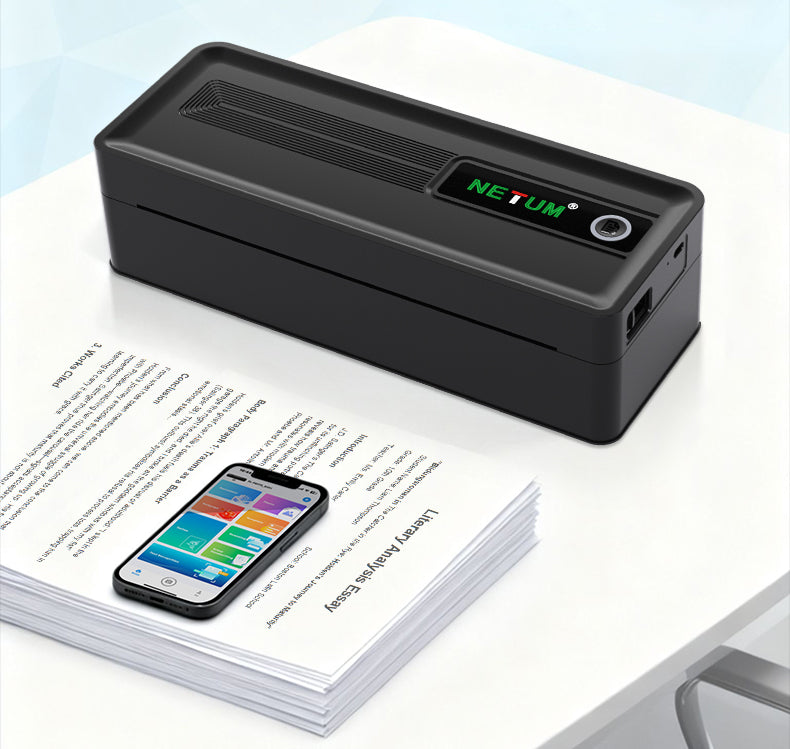 NETUM LT-D80S Large Paper Bin Portable A4 Thermal Printer