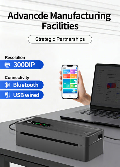 NETUM LT-D80S Large Paper Bin Portable A4 Thermal Printer