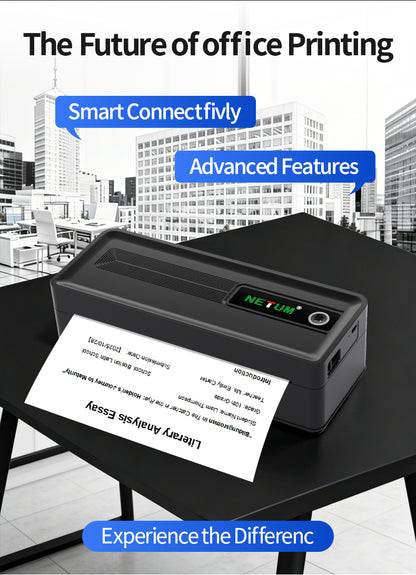 NETUM LT-D80S Large Paper Bin Portable A4 Thermal Printer