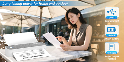 Portable A4 Thermal Printer