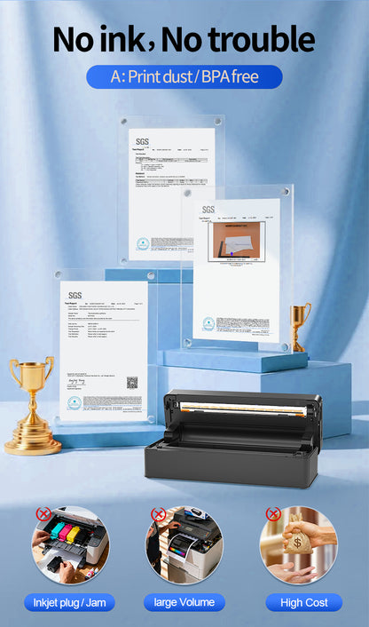 NETUM LT-D80S Large Paper Bin Portable A4 Thermal Printer