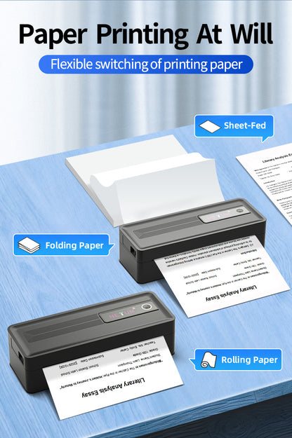 NETUM LT-D80S Large Paper Bin Portable A4 Thermal Printer
