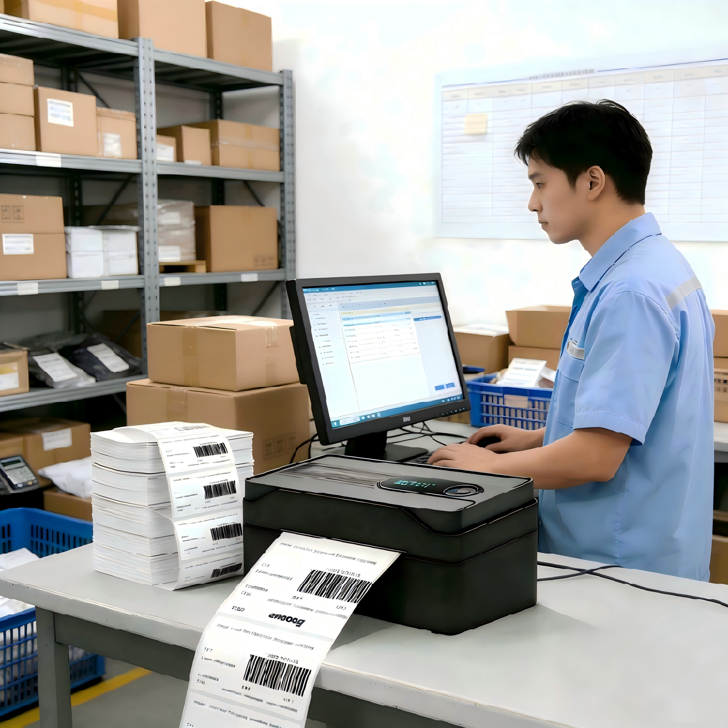 NETUM 4-Inch Shipping Label Thermal Printer