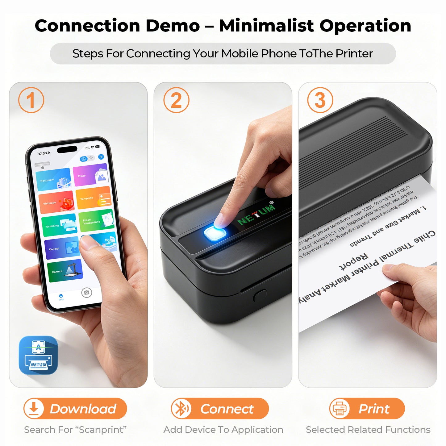 A4 Size Thermal Printer