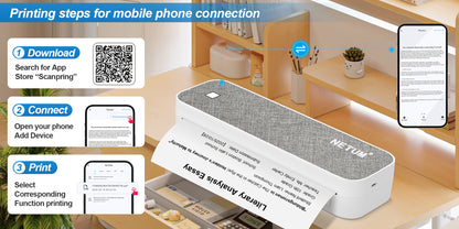 Portable A4 Thermal Printer
