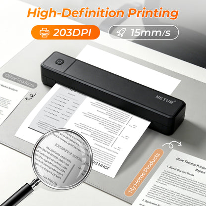 A4 Thermal printer Portable Size