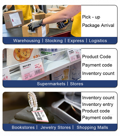Portable Mini Bluetooth Barcode Scanner M9 – 1D&2D Wireless Pocket Barcode Reader
