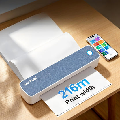 NETUM LT-C10 Denim Texture Portable A4 Thermal Printer