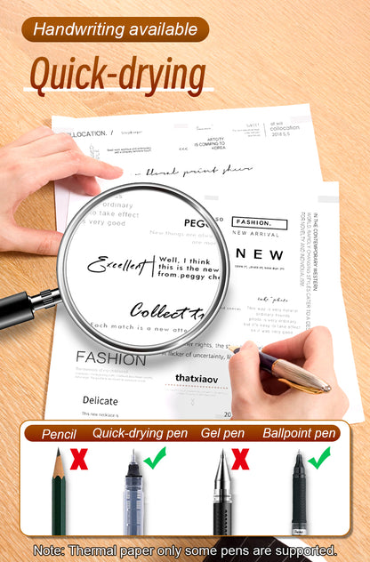 NETUM A4 Quick-Dry Thermal Paper | Fold & Roll Type for Portable A4 Thermal Printers