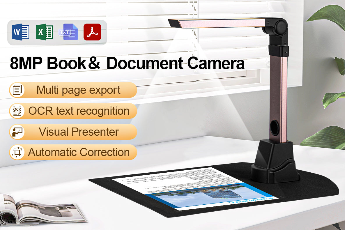 NETUM XH-005 8MP A4 Portable Document Scanner & Visual Presenter