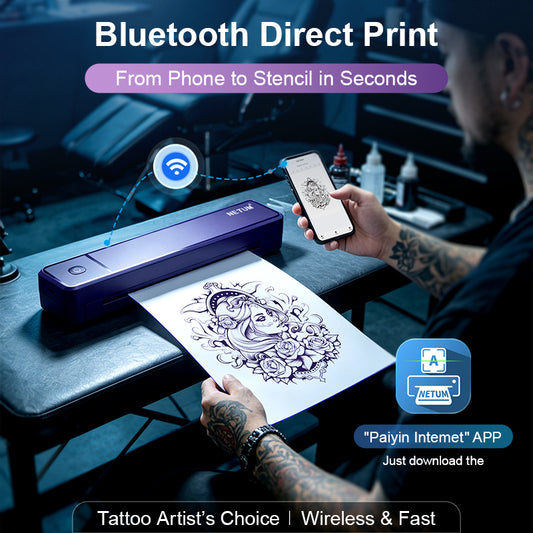 NETUM Portable Wireless Tattoo Stencil Printer