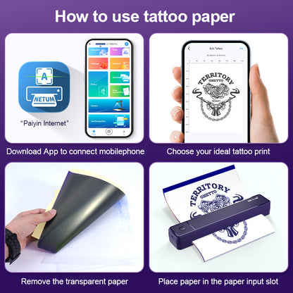 NETUM Portable Wireless Tattoo Stencil Printer