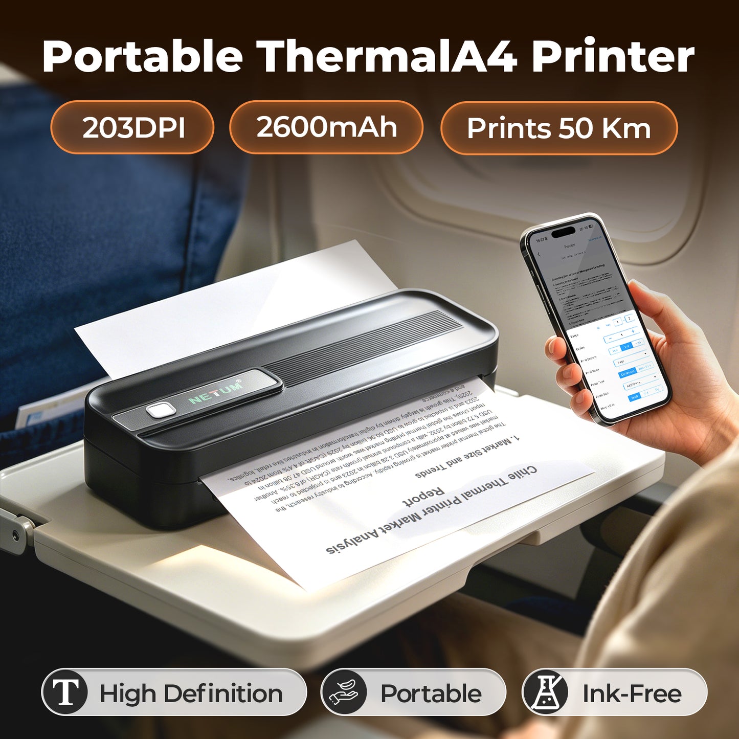 A4 Size Thermal Printer