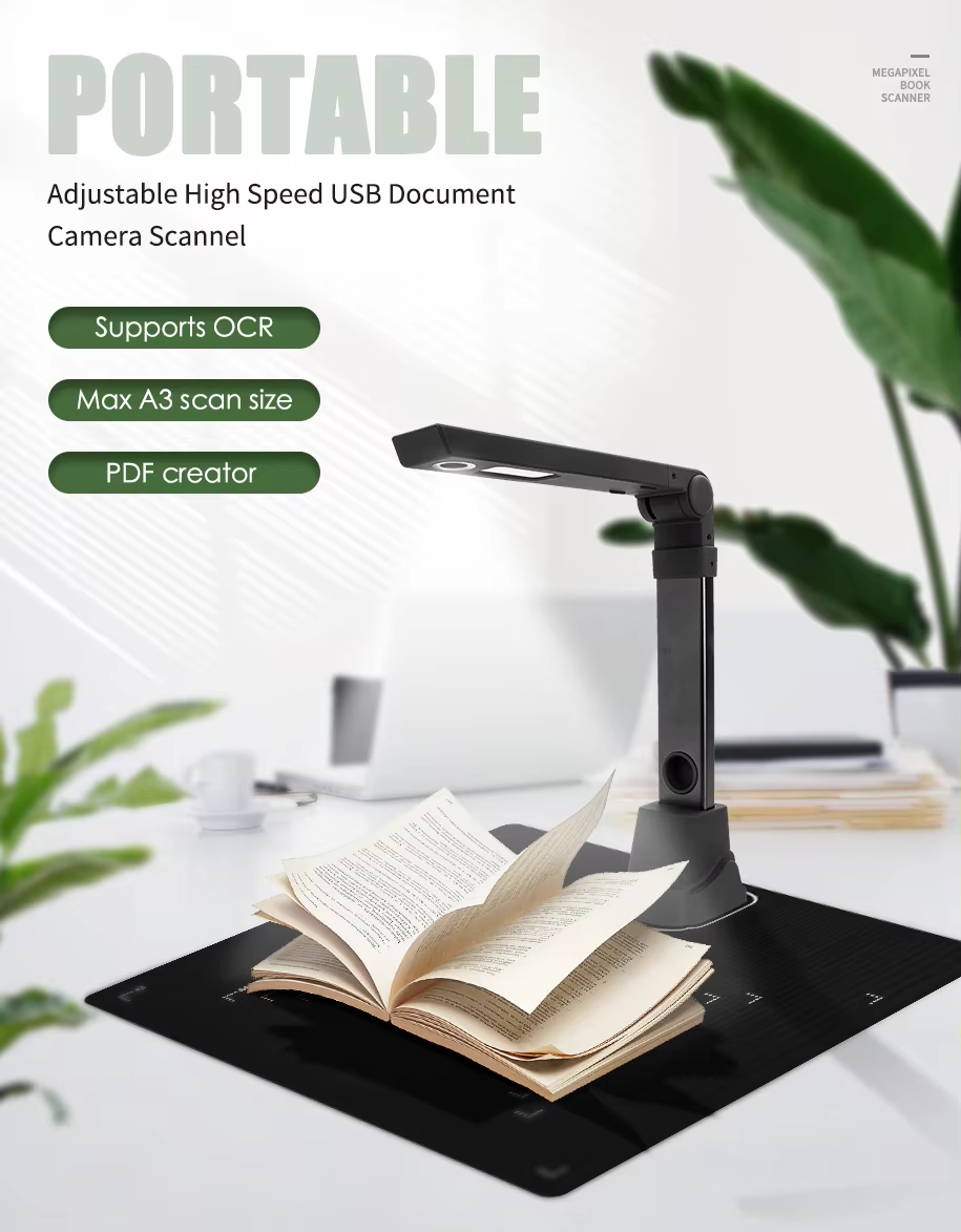 NETUM SD-2000 8MP A3/A4 Document Scanner & Visual Presenter